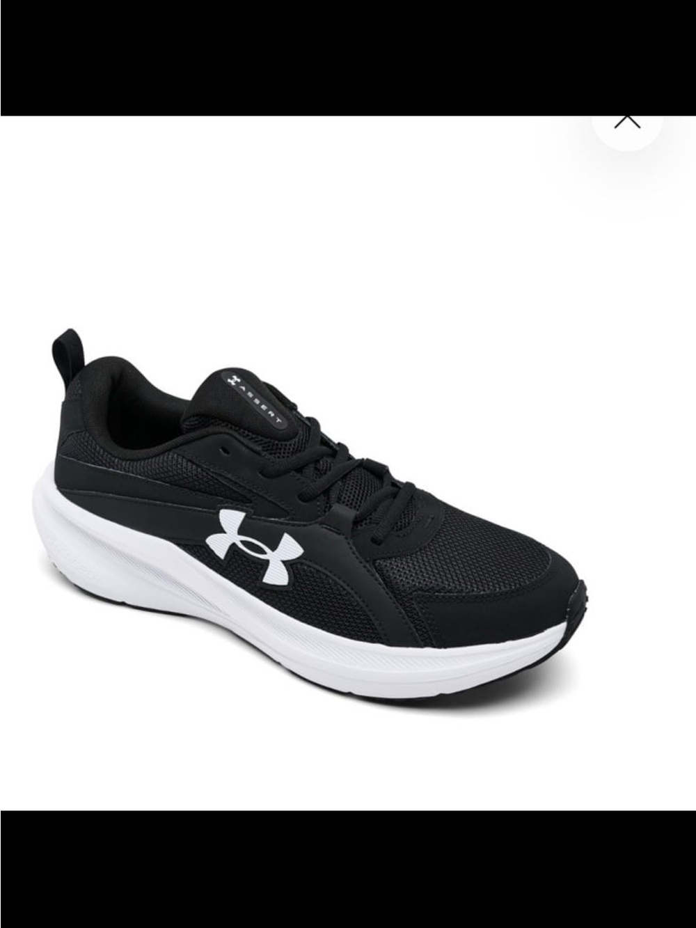 NWB under armour men’s charged assert 11 running sneakers black size 11